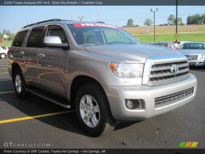 Silver Sky Metallic / Graphite Gray 2009 Toyota Sequoia SR5 4x4