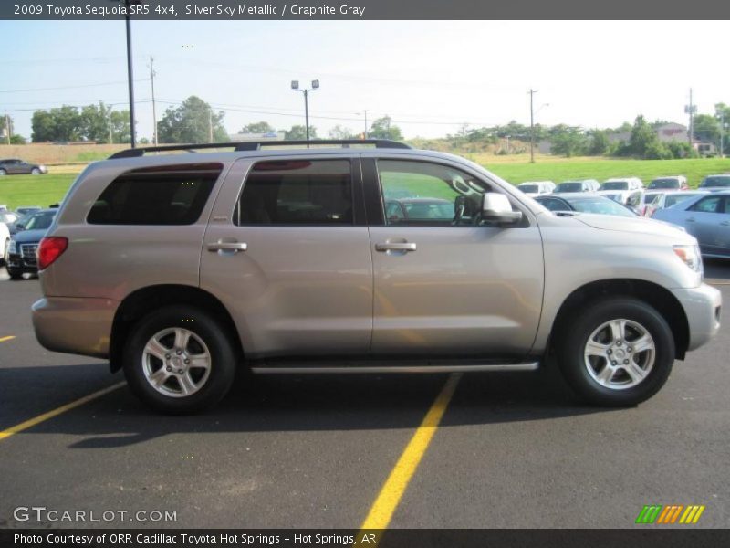 Silver Sky Metallic / Graphite Gray 2009 Toyota Sequoia SR5 4x4