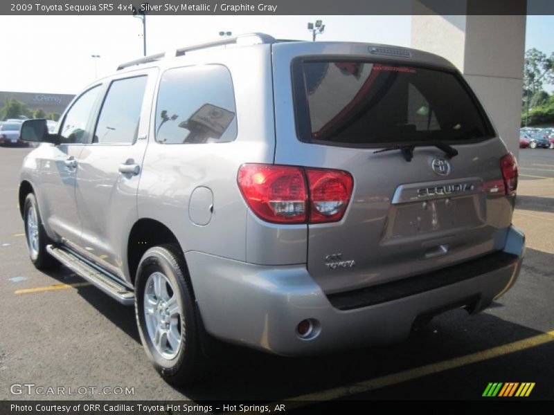 Silver Sky Metallic / Graphite Gray 2009 Toyota Sequoia SR5 4x4