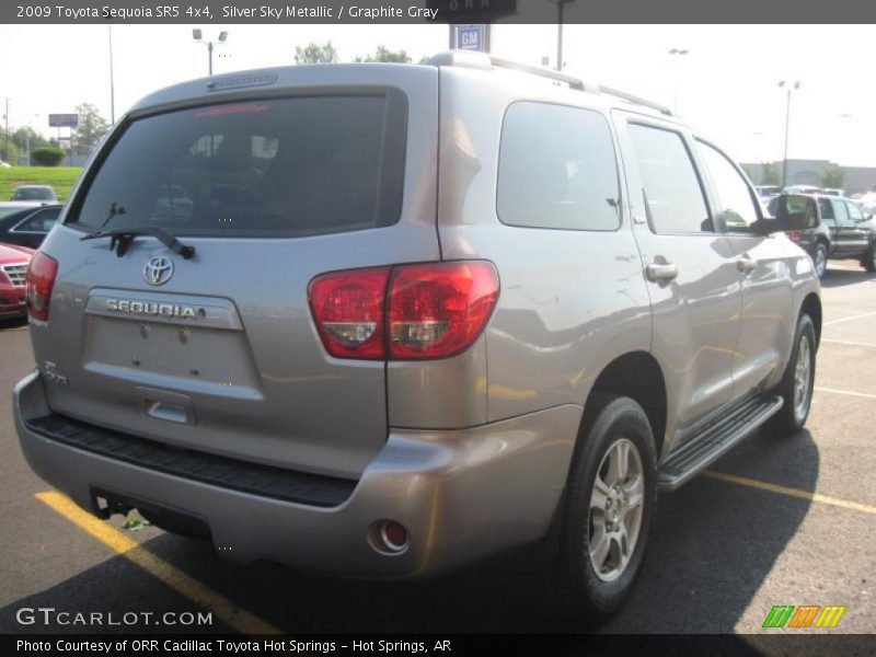 Silver Sky Metallic / Graphite Gray 2009 Toyota Sequoia SR5 4x4