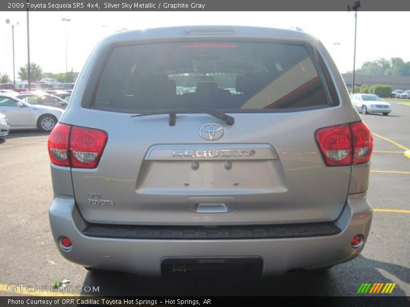 Silver Sky Metallic / Graphite Gray 2009 Toyota Sequoia SR5 4x4
