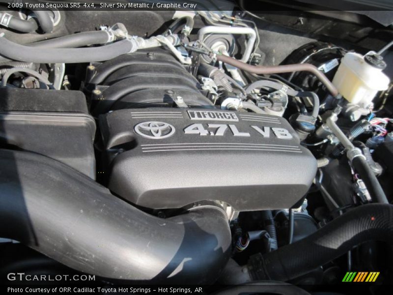 Silver Sky Metallic / Graphite Gray 2009 Toyota Sequoia SR5 4x4