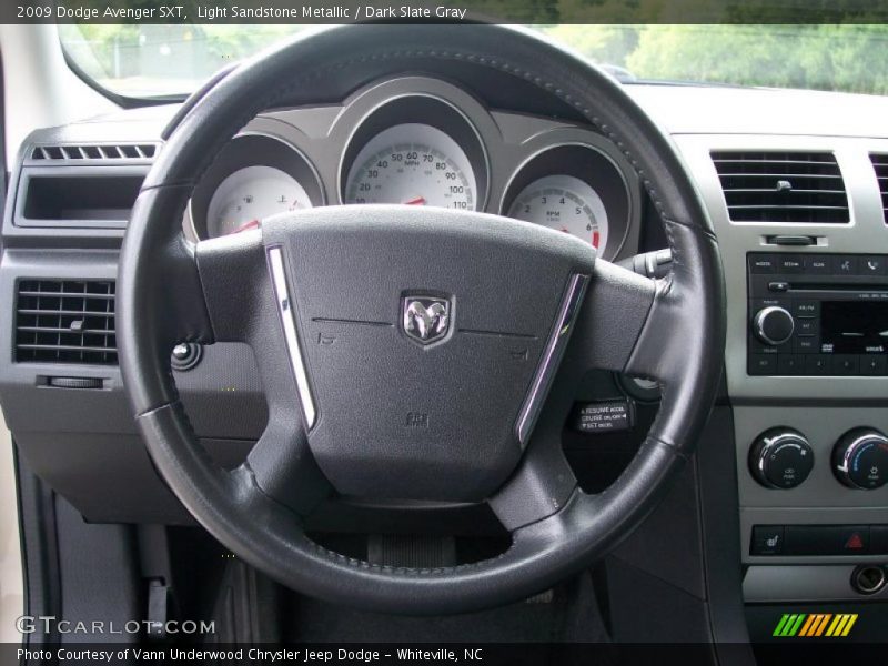 Light Sandstone Metallic / Dark Slate Gray 2009 Dodge Avenger SXT