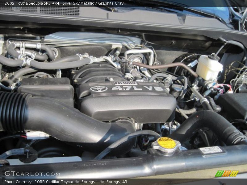 Silver Sky Metallic / Graphite Gray 2009 Toyota Sequoia SR5 4x4