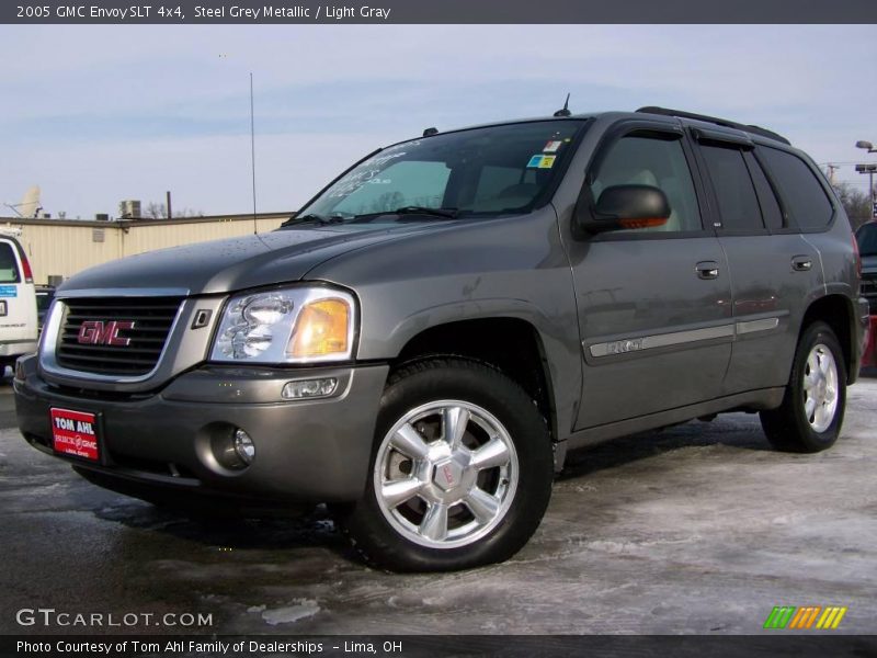Steel Grey Metallic / Light Gray 2005 GMC Envoy SLT 4x4
