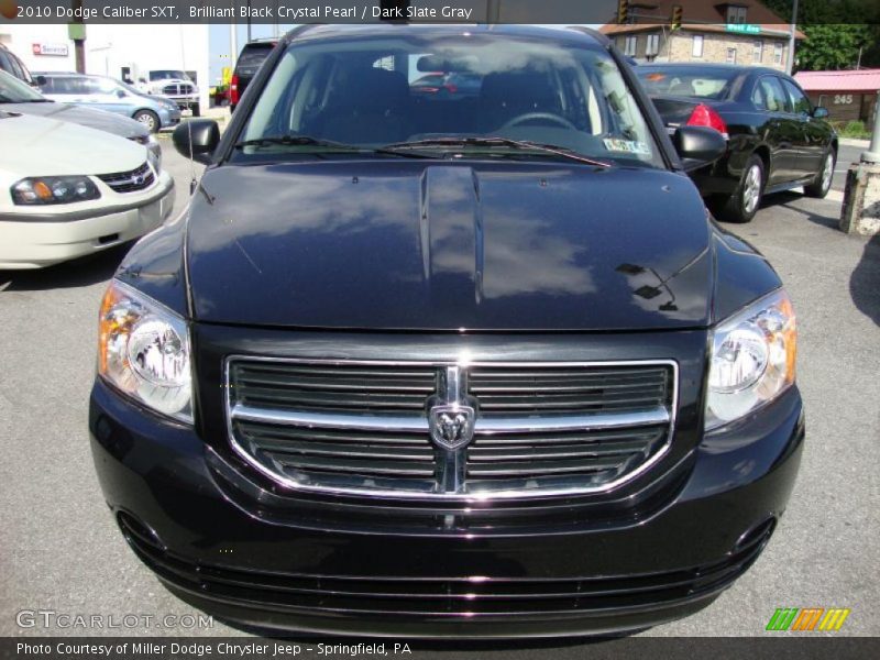 Brilliant Black Crystal Pearl / Dark Slate Gray 2010 Dodge Caliber SXT
