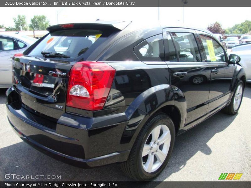 Brilliant Black Crystal Pearl / Dark Slate Gray 2010 Dodge Caliber SXT
