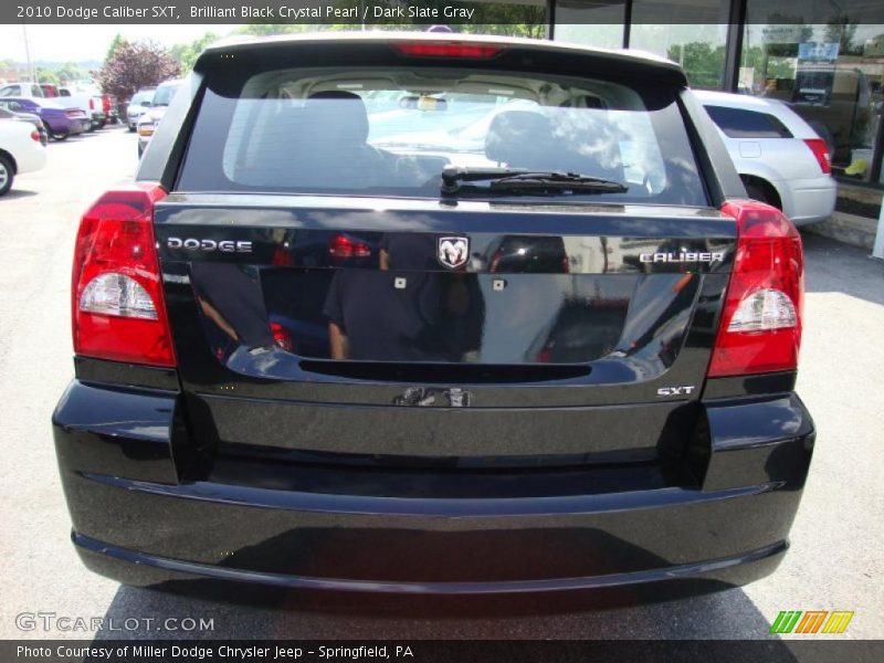 Brilliant Black Crystal Pearl / Dark Slate Gray 2010 Dodge Caliber SXT