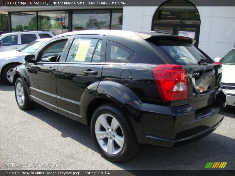 Brilliant Black Crystal Pearl / Dark Slate Gray 2010 Dodge Caliber SXT