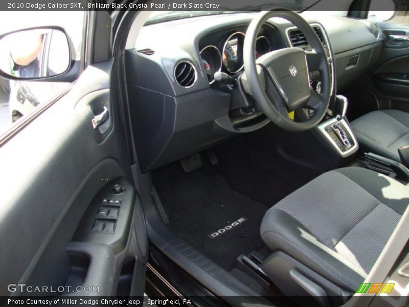 Brilliant Black Crystal Pearl / Dark Slate Gray 2010 Dodge Caliber SXT