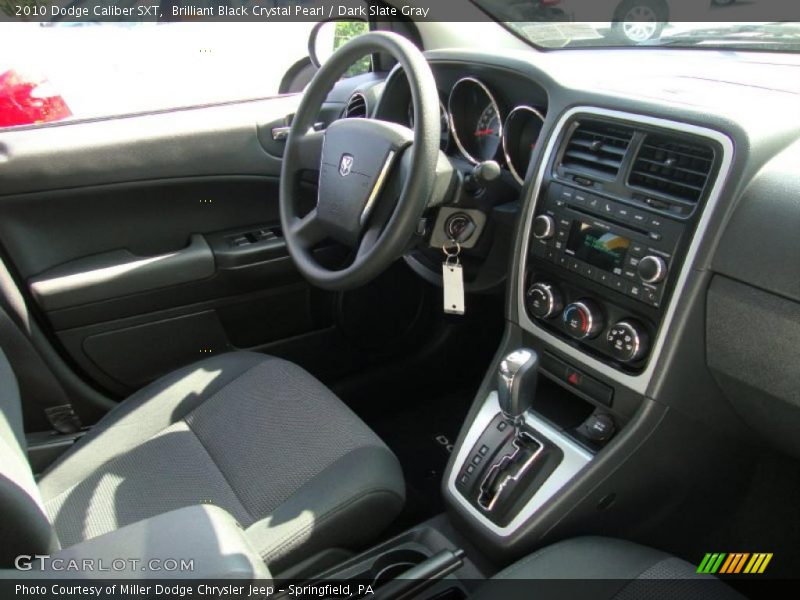 Brilliant Black Crystal Pearl / Dark Slate Gray 2010 Dodge Caliber SXT