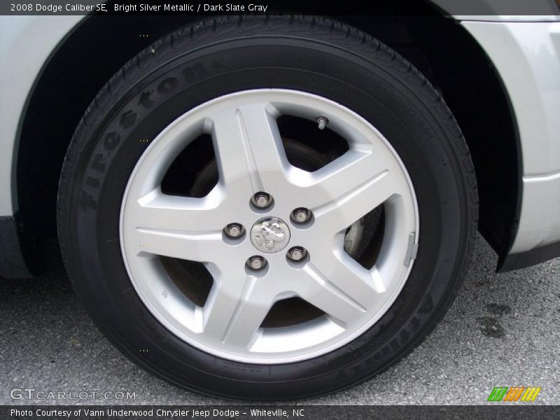 Bright Silver Metallic / Dark Slate Gray 2008 Dodge Caliber SE