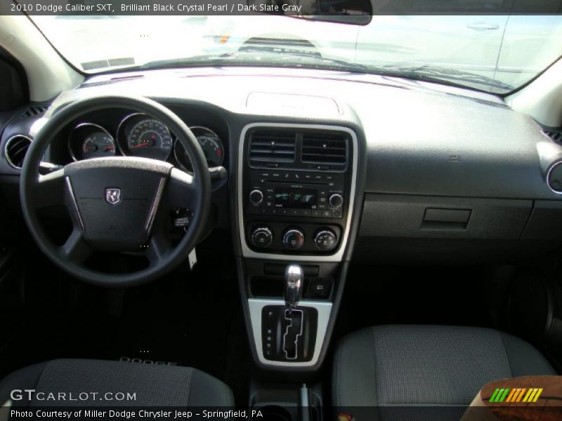Brilliant Black Crystal Pearl / Dark Slate Gray 2010 Dodge Caliber SXT