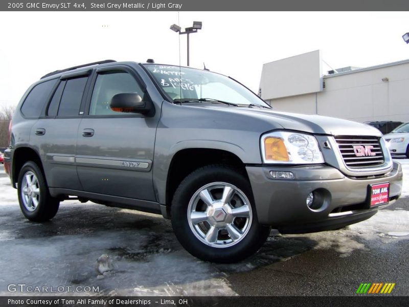 Steel Grey Metallic / Light Gray 2005 GMC Envoy SLT 4x4