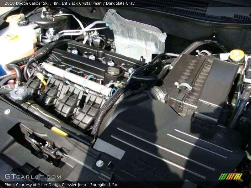 Brilliant Black Crystal Pearl / Dark Slate Gray 2010 Dodge Caliber SXT