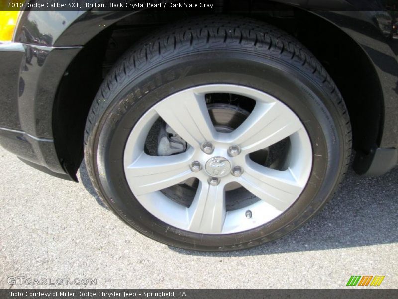Brilliant Black Crystal Pearl / Dark Slate Gray 2010 Dodge Caliber SXT