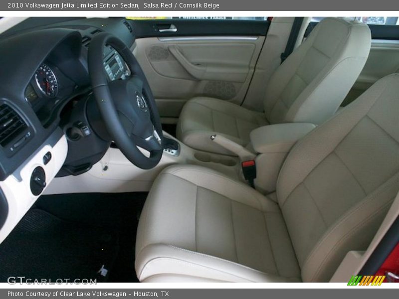 Salsa Red / Cornsilk Beige 2010 Volkswagen Jetta Limited Edition Sedan
