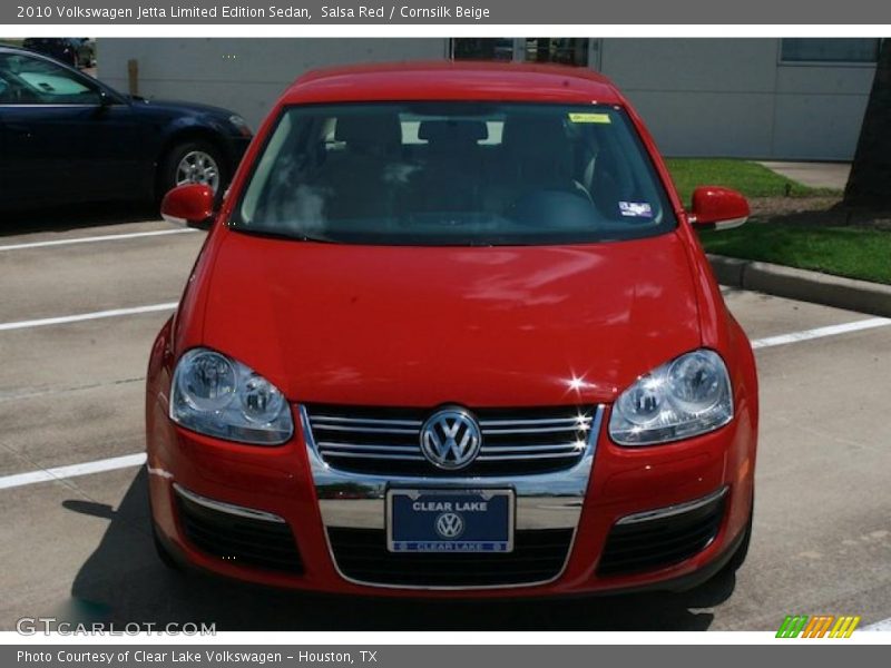 Salsa Red / Cornsilk Beige 2010 Volkswagen Jetta Limited Edition Sedan
