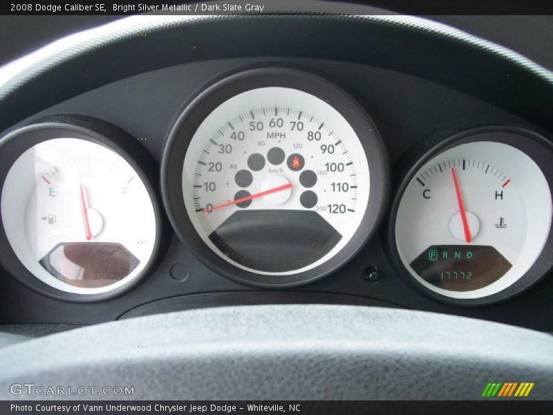 Bright Silver Metallic / Dark Slate Gray 2008 Dodge Caliber SE