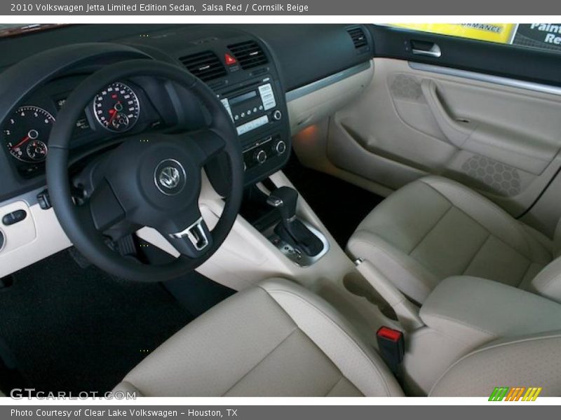 Salsa Red / Cornsilk Beige 2010 Volkswagen Jetta Limited Edition Sedan
