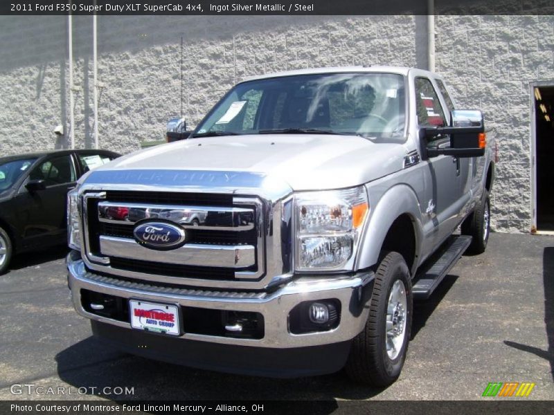 Ingot Silver Metallic / Steel 2011 Ford F350 Super Duty XLT SuperCab 4x4