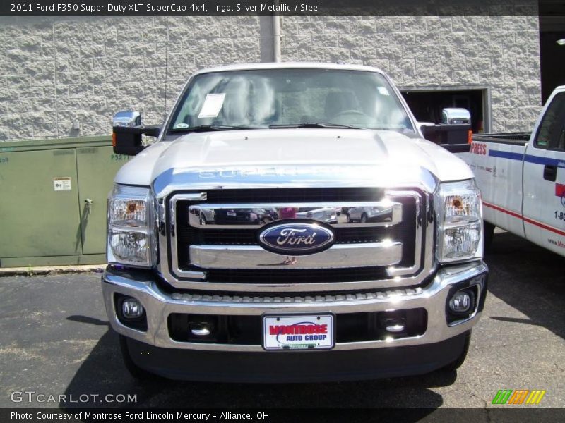 Ingot Silver Metallic / Steel 2011 Ford F350 Super Duty XLT SuperCab 4x4