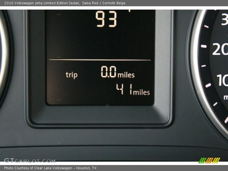 Salsa Red / Cornsilk Beige 2010 Volkswagen Jetta Limited Edition Sedan