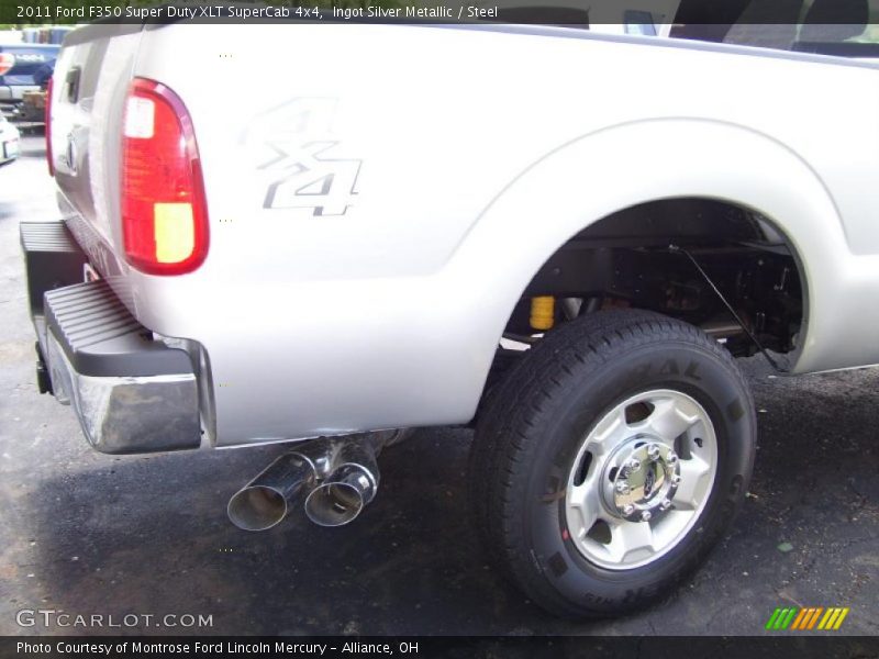 Ingot Silver Metallic / Steel 2011 Ford F350 Super Duty XLT SuperCab 4x4