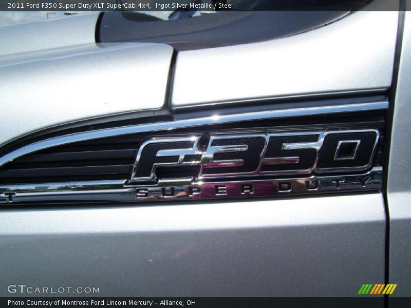Ingot Silver Metallic / Steel 2011 Ford F350 Super Duty XLT SuperCab 4x4