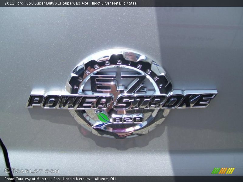 Ingot Silver Metallic / Steel 2011 Ford F350 Super Duty XLT SuperCab 4x4