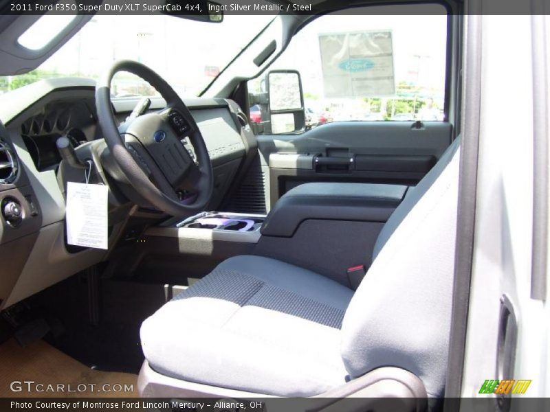 Ingot Silver Metallic / Steel 2011 Ford F350 Super Duty XLT SuperCab 4x4