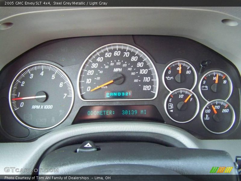 Steel Grey Metallic / Light Gray 2005 GMC Envoy SLT 4x4