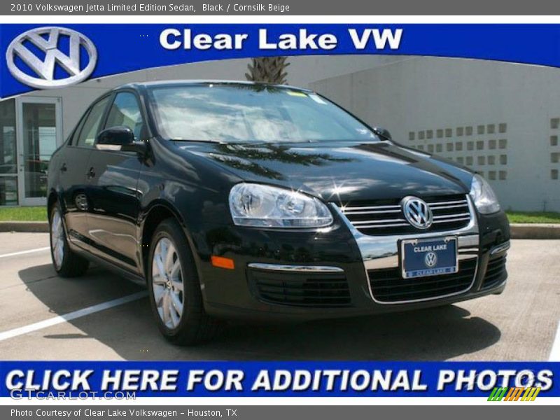 Black / Cornsilk Beige 2010 Volkswagen Jetta Limited Edition Sedan