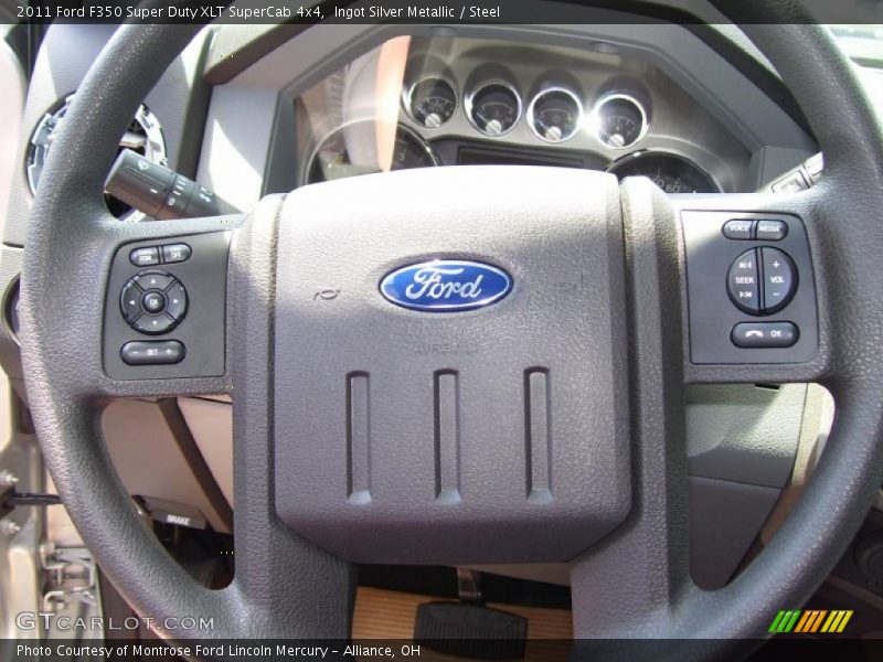 Ingot Silver Metallic / Steel 2011 Ford F350 Super Duty XLT SuperCab 4x4