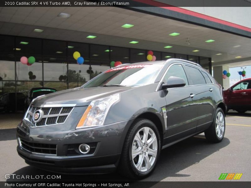 Gray Flannel / Ebony/Titanium 2010 Cadillac SRX 4 V6 Turbo AWD