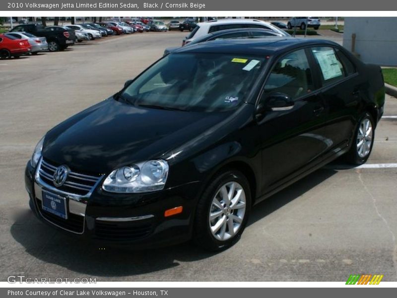 Black / Cornsilk Beige 2010 Volkswagen Jetta Limited Edition Sedan