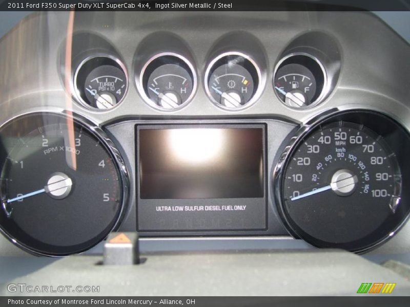Ingot Silver Metallic / Steel 2011 Ford F350 Super Duty XLT SuperCab 4x4