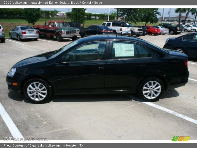 Black / Cornsilk Beige 2010 Volkswagen Jetta Limited Edition Sedan