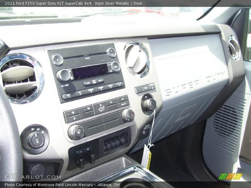 Ingot Silver Metallic / Steel 2011 Ford F350 Super Duty XLT SuperCab 4x4