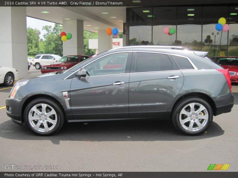 Gray Flannel / Ebony/Titanium 2010 Cadillac SRX 4 V6 Turbo AWD