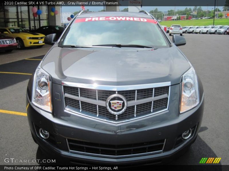 Gray Flannel / Ebony/Titanium 2010 Cadillac SRX 4 V6 Turbo AWD
