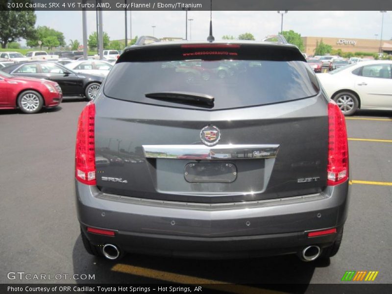 Gray Flannel / Ebony/Titanium 2010 Cadillac SRX 4 V6 Turbo AWD