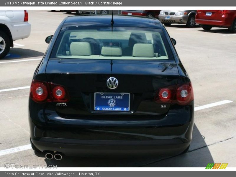 Black / Cornsilk Beige 2010 Volkswagen Jetta Limited Edition Sedan