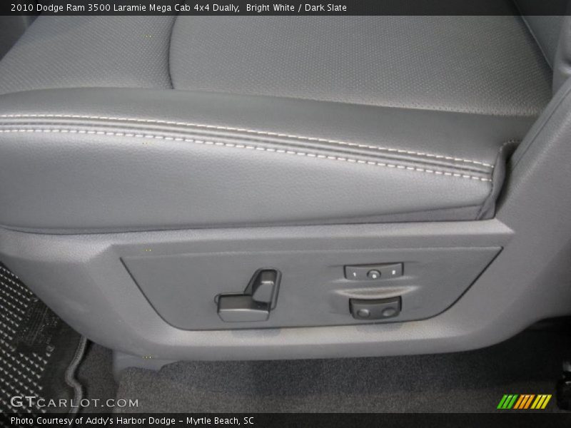 Bright White / Dark Slate 2010 Dodge Ram 3500 Laramie Mega Cab 4x4 Dually
