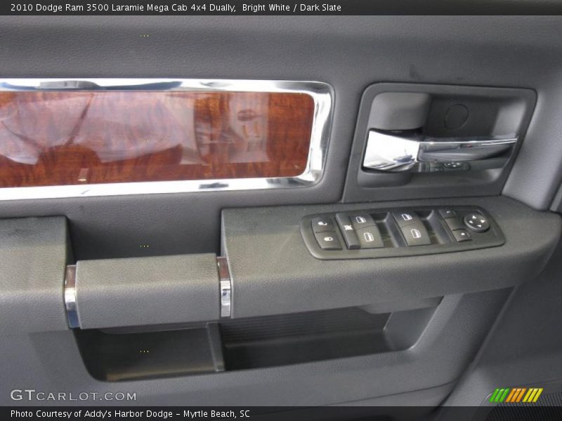 Bright White / Dark Slate 2010 Dodge Ram 3500 Laramie Mega Cab 4x4 Dually