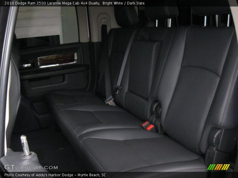 Bright White / Dark Slate 2010 Dodge Ram 3500 Laramie Mega Cab 4x4 Dually