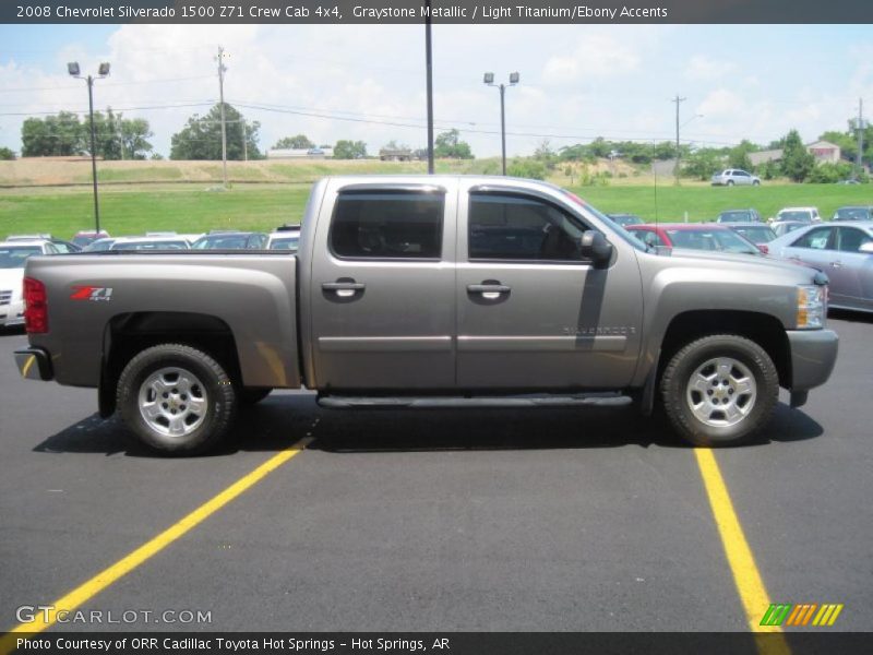 Graystone Metallic / Light Titanium/Ebony Accents 2008 Chevrolet Silverado 1500 Z71 Crew Cab 4x4