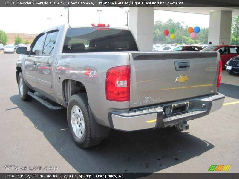 Graystone Metallic / Light Titanium/Ebony Accents 2008 Chevrolet Silverado 1500 Z71 Crew Cab 4x4