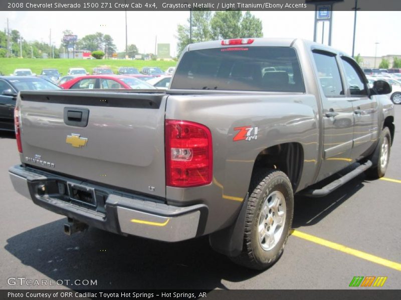 Graystone Metallic / Light Titanium/Ebony Accents 2008 Chevrolet Silverado 1500 Z71 Crew Cab 4x4