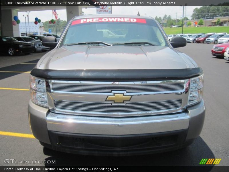 Graystone Metallic / Light Titanium/Ebony Accents 2008 Chevrolet Silverado 1500 Z71 Crew Cab 4x4